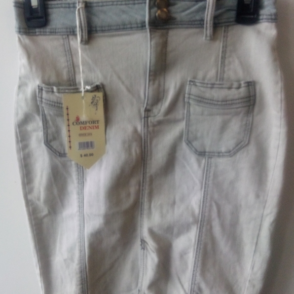 Pencil Jean skirt - Picture 5 of 12